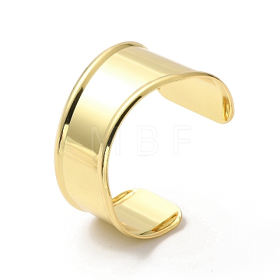 Rack Plating Brass Cuff Bangles BJEW-A137-02G-1