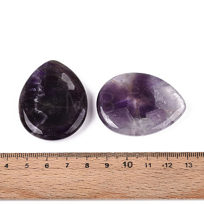 Natural Amethyst Worry Stones for Anxiety G-T144-13D-1