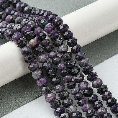 Natural Sugilite Beads Strands G-A092-G04-02-1