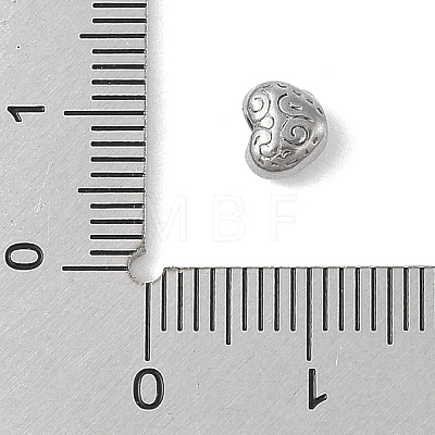 304 Stainless Steel Beads STAS-M071-01C-P-1