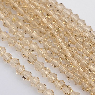 Bicone Glass Beads Strands LS-EGLA-P016-3mm-12-1