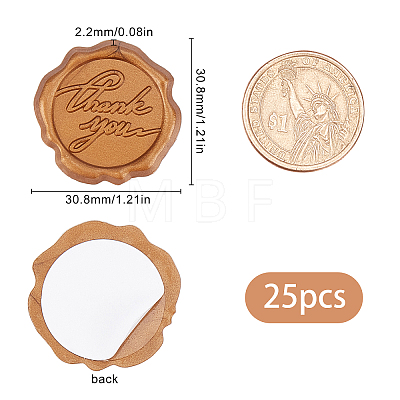 Adhesive Wax Seal Stickers DIY-WH0201-06B-1