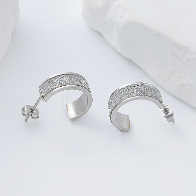 304 Stainless Steel Stud Earrings LS-JA5622-1