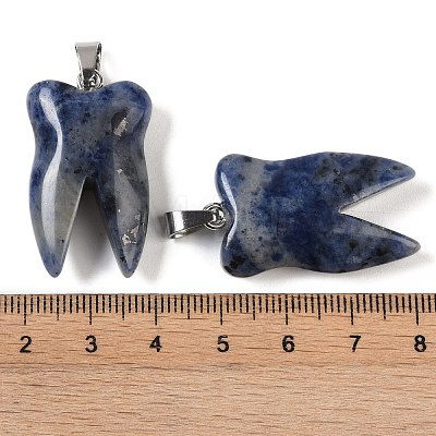 Natural Sodalite Pendants G-G115-01E-1