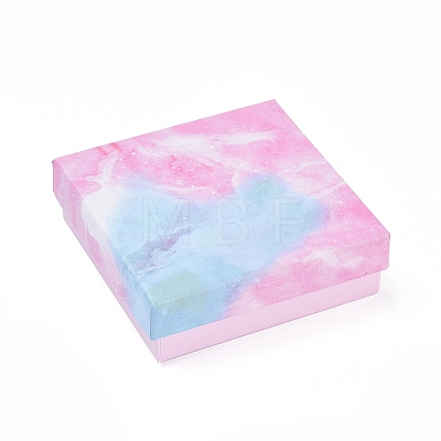 Cotton Filled Cardboard Gift Box Jewelry Set Boxes LS-X1-CBOX-G018-E02-1