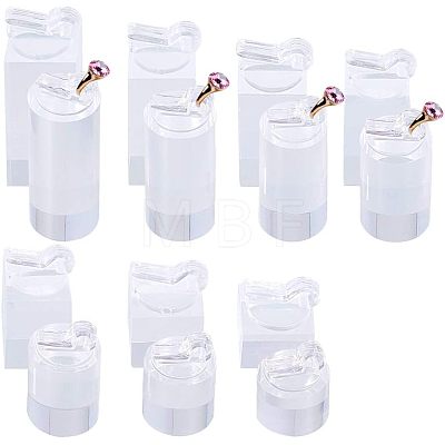 Acrylic Single Jewelry Display Stand Sets RDIS-FG0001-02-1