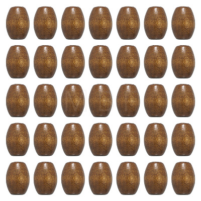 Spray Painted Natural Maple Wood Beads X-CD-TAC0003-01B-1