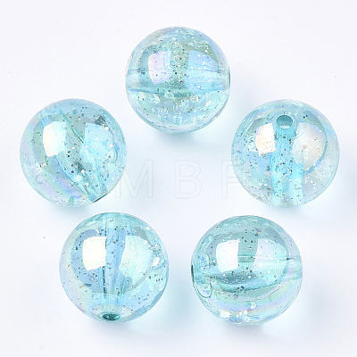 Transparent Acrylic Beads TACR-T006-01A-03-1