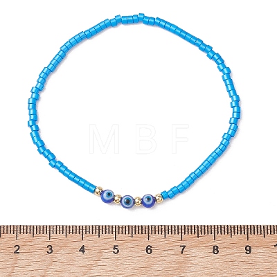Glass Seed Beads Stretch Bracelets BJEW-MZ00323-02-1