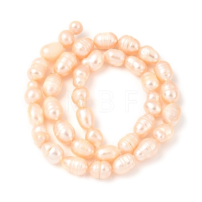 Natural Cultured Freshwater Pearl Beads Strands PEAR-F020-05A-1
