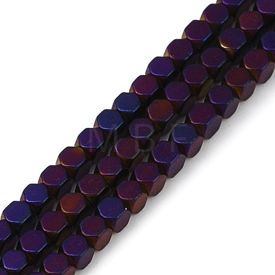 Electroplate Non-magnetic Synthetic Hematite Beads Strands G-I175-09E-1