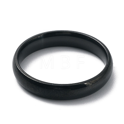 Ion Plating(IP) 304 Stainless Steel Flat Plain Band Rings STAS-I160-C-21mm-B-1