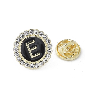 Letter Enamel Pins JEWB-S042-03E-G-1