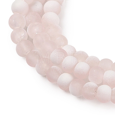 Frosted Crackle Glass Beads X1-GLAA-U001-4mm-M12-1