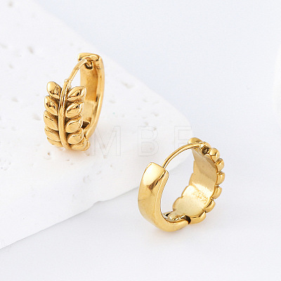 304 Stainless Steel Hoop Earrings for Women VK8456-1