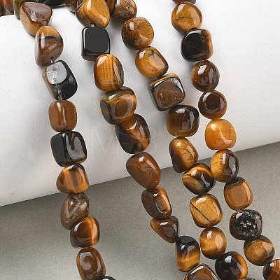 Natural Tiger Eye Beads Strands GG-CBA9392-33-1