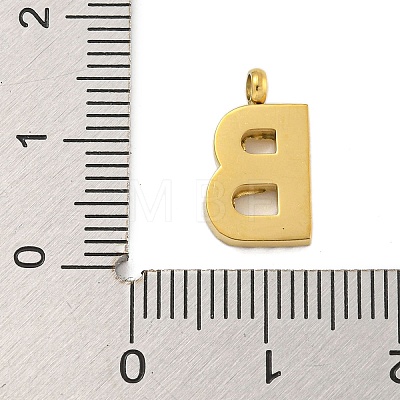 Ion Plating(IP) 304 Stainless Steel Charms STAS-G345-01G-B-1