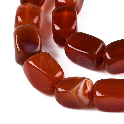 Natural Red Agate(Dyed & Heated) Beads Strands G-T138-104-1