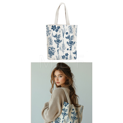 Canvas Women's Tote Bags ABAG-WH0057-006-1