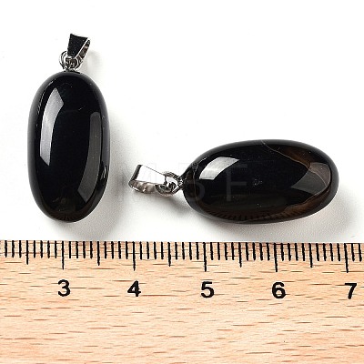 Natural Agate Dyed Pendants G-Q016-03H-1