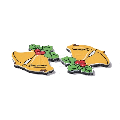Christmas Style Printed Acrylic Cabochons LS-MACR-O045-01E-1