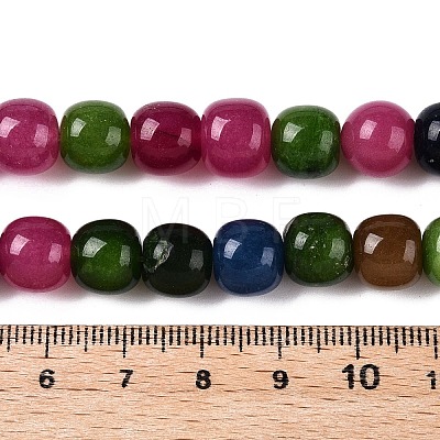 Dyed Natural White Jade Beads Strands G-T138-210A-1