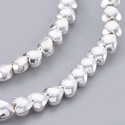 Electroplated Non-magnetic Synthetic Hematite Bead Strand G-E498-10A-02-1