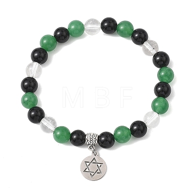 Non-Tarnish 201 Stainless Steel Charm Bracelets BJEW-JB12793-1