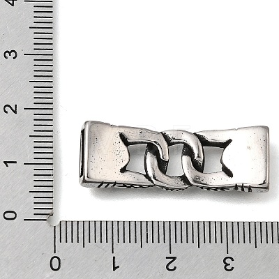 304 Stainless Steel Slide Charms STAS-F356-10AS-01-1