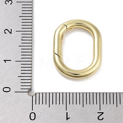 Brass Spring Gate Rings KK-M293-55G-1