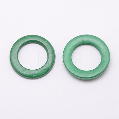 Dyed Wood Jewelry Findings Coconut Linking Rings COCO-O006C-01-1