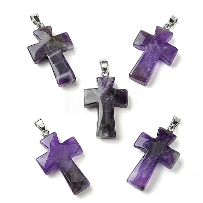 Natural Amethyst Pendants GG-K002-11Q-1