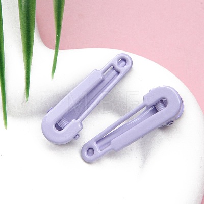 Macaron Color Alloy Alligator Hair Clips PW-WG855A4-03-1