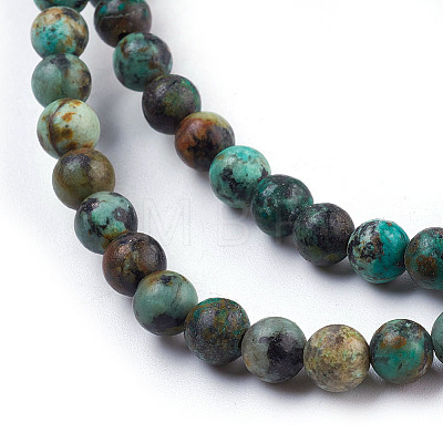 Natural African Turquoise(Jasper) Beads Strands LS-TURQ-G037-6mm-1