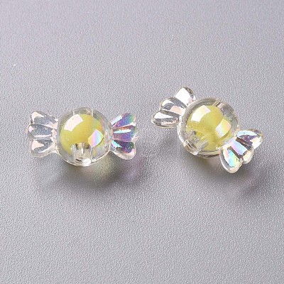 Transparent Acrylic Beads TACR-S152-03B-SS2105-1