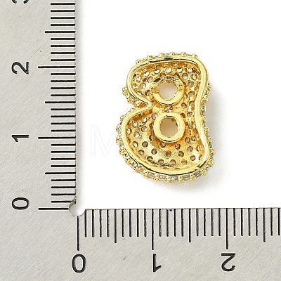 Rack Plating Brass Clear Cubic Zirconia Pendants KK-S378-01G-B-1