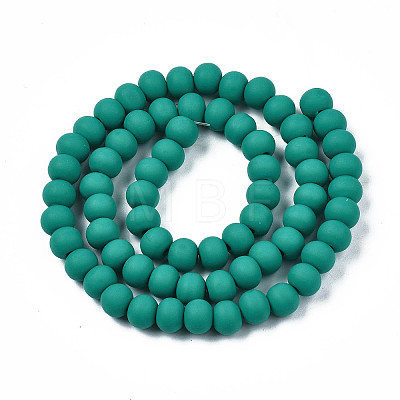 Handmade Polymer Clay Beads Strands X-CLAY-N008-053-05-1
