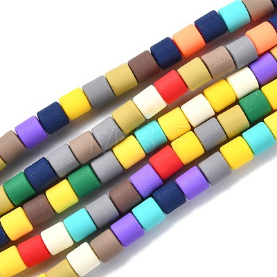 Polymer Clay Bead Strands CLAY-T001-C28-1