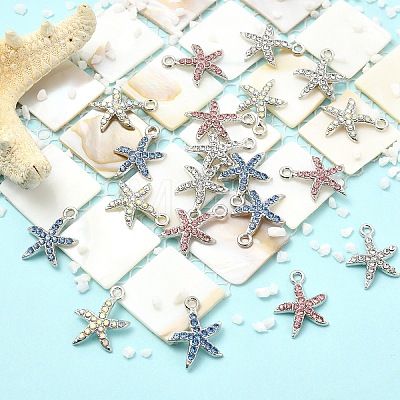 20Pcs 4 Colors Alloy Pendants FIND-YW0012-38-1