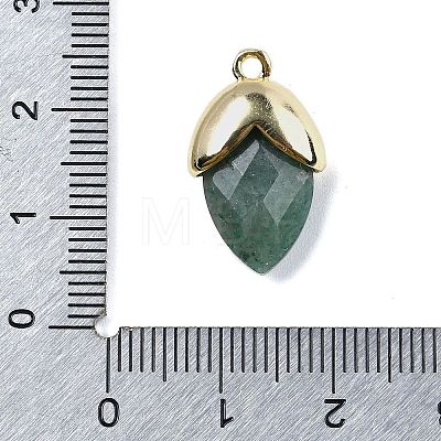 Natural Green Aventurine Pendants G-U019-03A-09-1