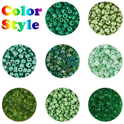 8/0 Round Glass Seed Beads SEED-PH0006-3mm-07-1