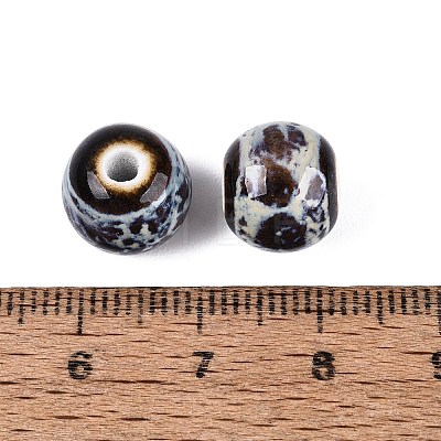 Vintage Handmade Porcelain Beads PORC-Q006-13A-03-1