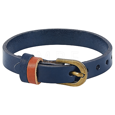 Cowhide Cord Bracelets BJEW-WH20005-008AB-01-1