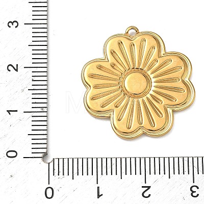 304 Stainless Steel Pendant Cabochons Settings STAS-C168-01G-1