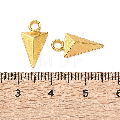 Zinc Alloy Faceted Spike Pendants AL-CBA6F5A-01G-1