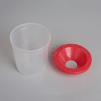 Children's No Spill Plastic Paint Cups AJEW-WH0022-33C-1