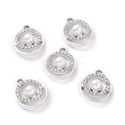 Alloy Crystal Rhinestone Pendants ALRI-H004-16P-1