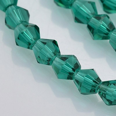 Faceted Bicone Glass Beads Strands EGLA-P017-3mm-09-1