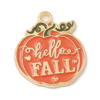 Thanksgiving Day Alloy Pendants ENAM-R007-01G-11-1