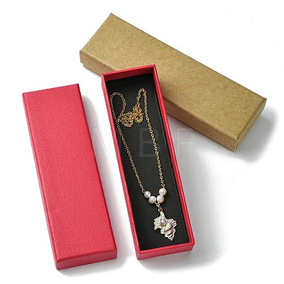 Cardboard Necklace Gift Boxes CON-XCP0002-32-1
